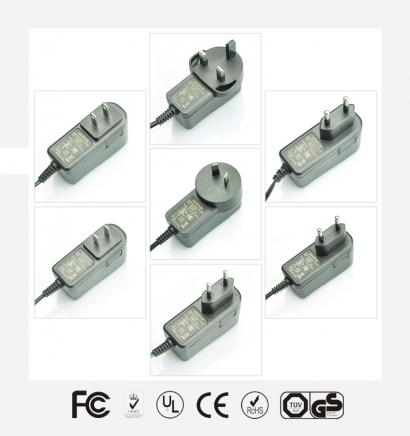 12V3A插墙式优质电源适配器