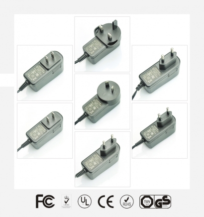 5V2A立式优质电源适配器